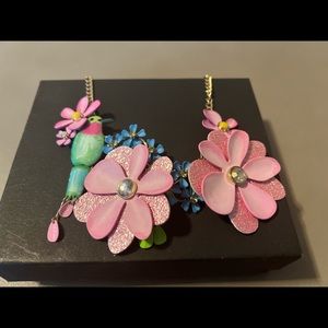 Authentic Betsey Johnson Floral Pastel Necklace. NWOT